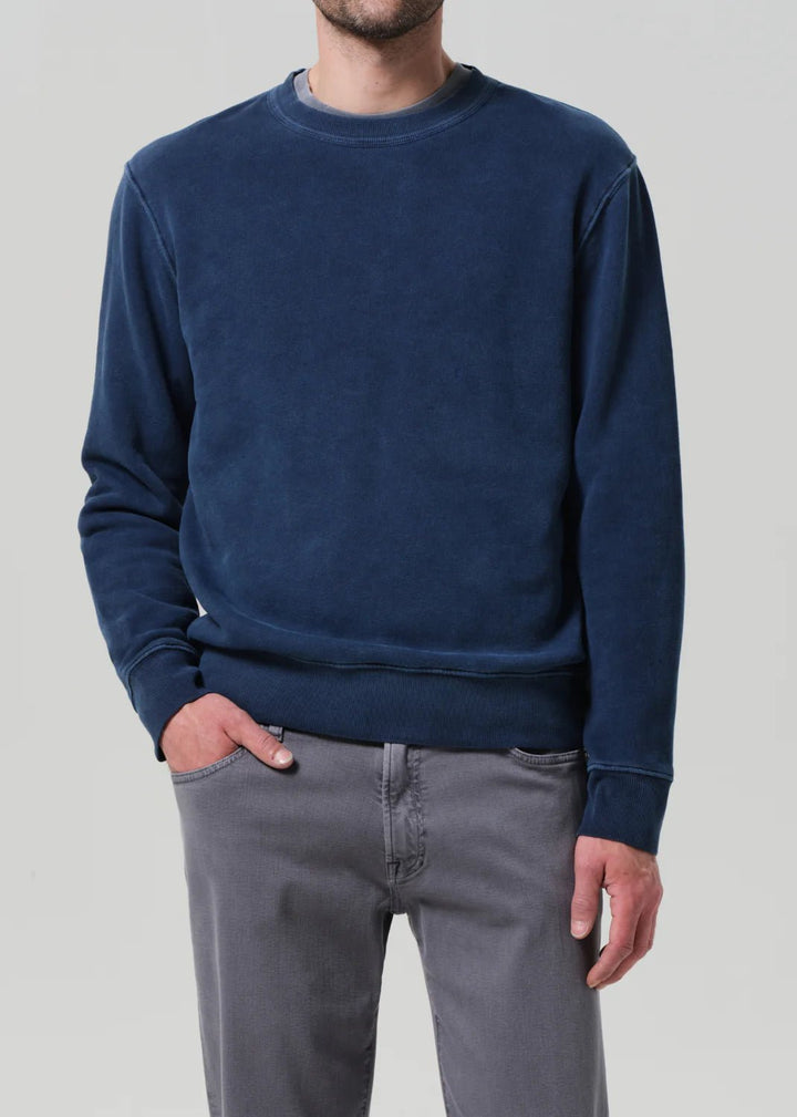 Citizens of Humanity - Mens Vintage Crewneck Indigo - Kalifornia Jean Bar