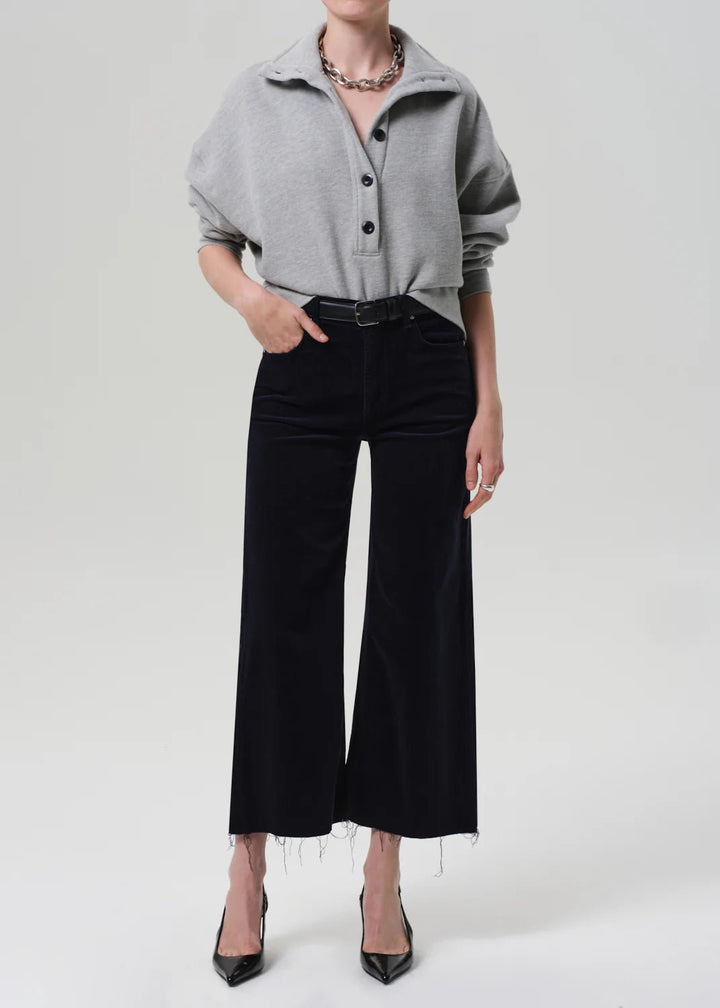 Citizens of Humanity - Mirelle Funnel Neck in Heather Grey - Kalifornia Jean Bar