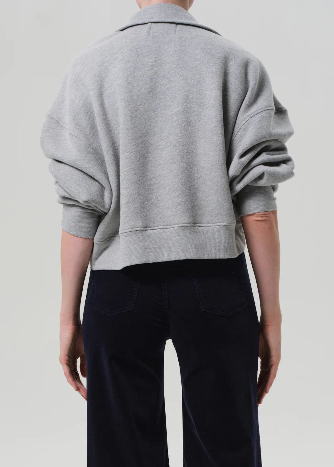 Citizens of Humanity - Mirelle Funnel Neck in Heather Grey - Kalifornia Jean Bar