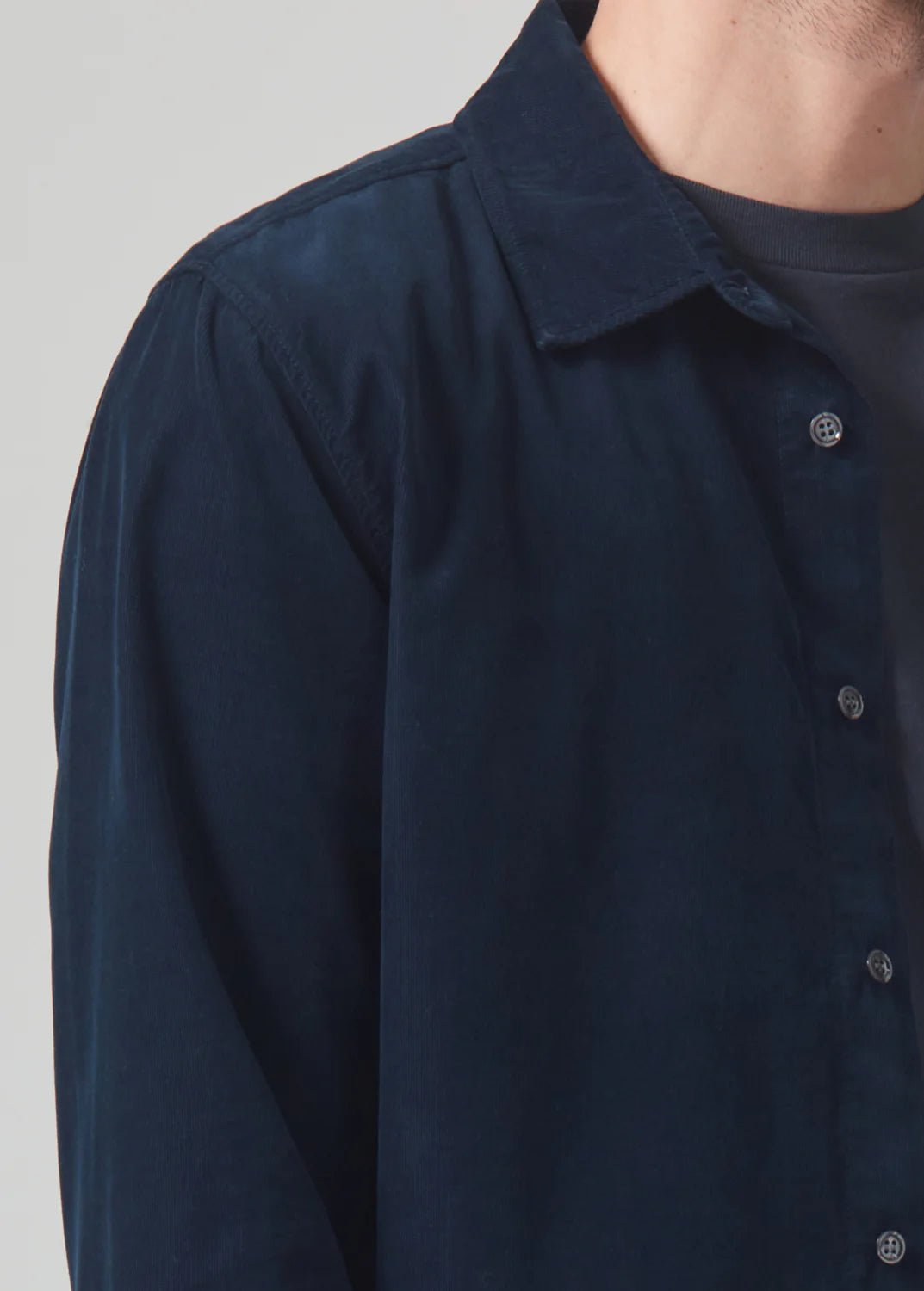 Citizens of Humanity - Navy Rework Corduroy Mens Shirt - Kalifornia Jean Bar