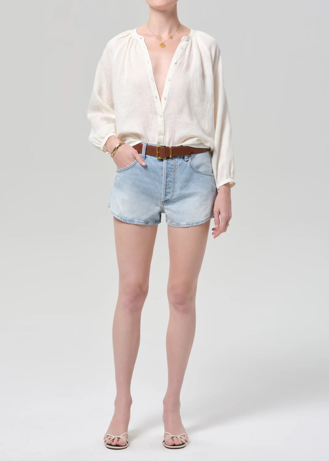 Citizens of Humanity - Paro Blouse in Villa - Kalifornia Jean Bar