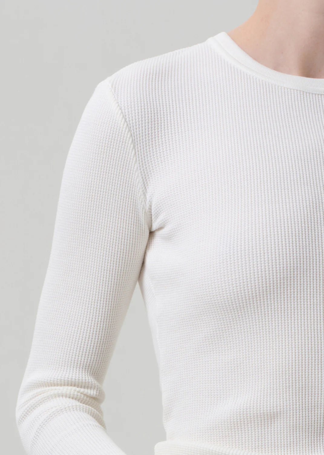 Citizens of Humanity - Pashmina Pilar Waffle Crewneck - Kalifornia Jean Bar