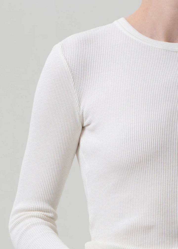 Citizens of Humanity - Pashmina Pilar Waffle Crewneck - Kalifornia Jean Bar