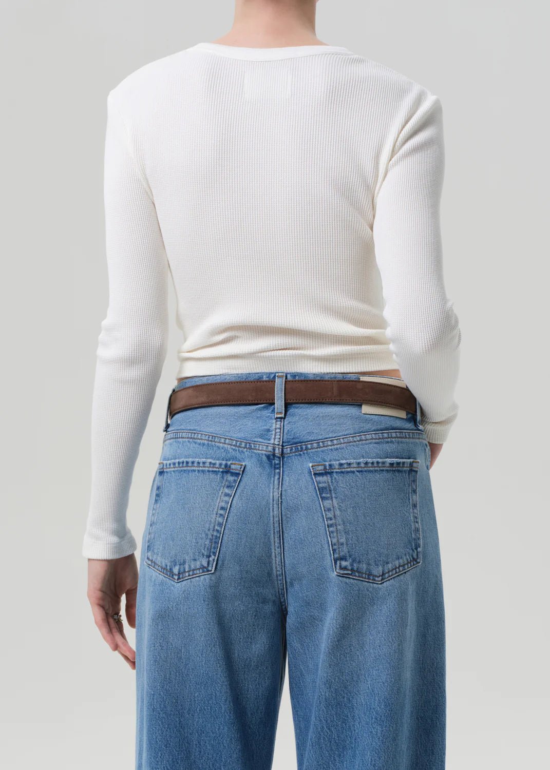 Citizens of Humanity - Pashmina Pilar Waffle Crewneck - Kalifornia Jean Bar