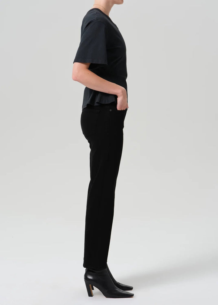 Citizens of Humanity - Plush Black Caia Straight Leg Jean - Kalifornia Jean Bar