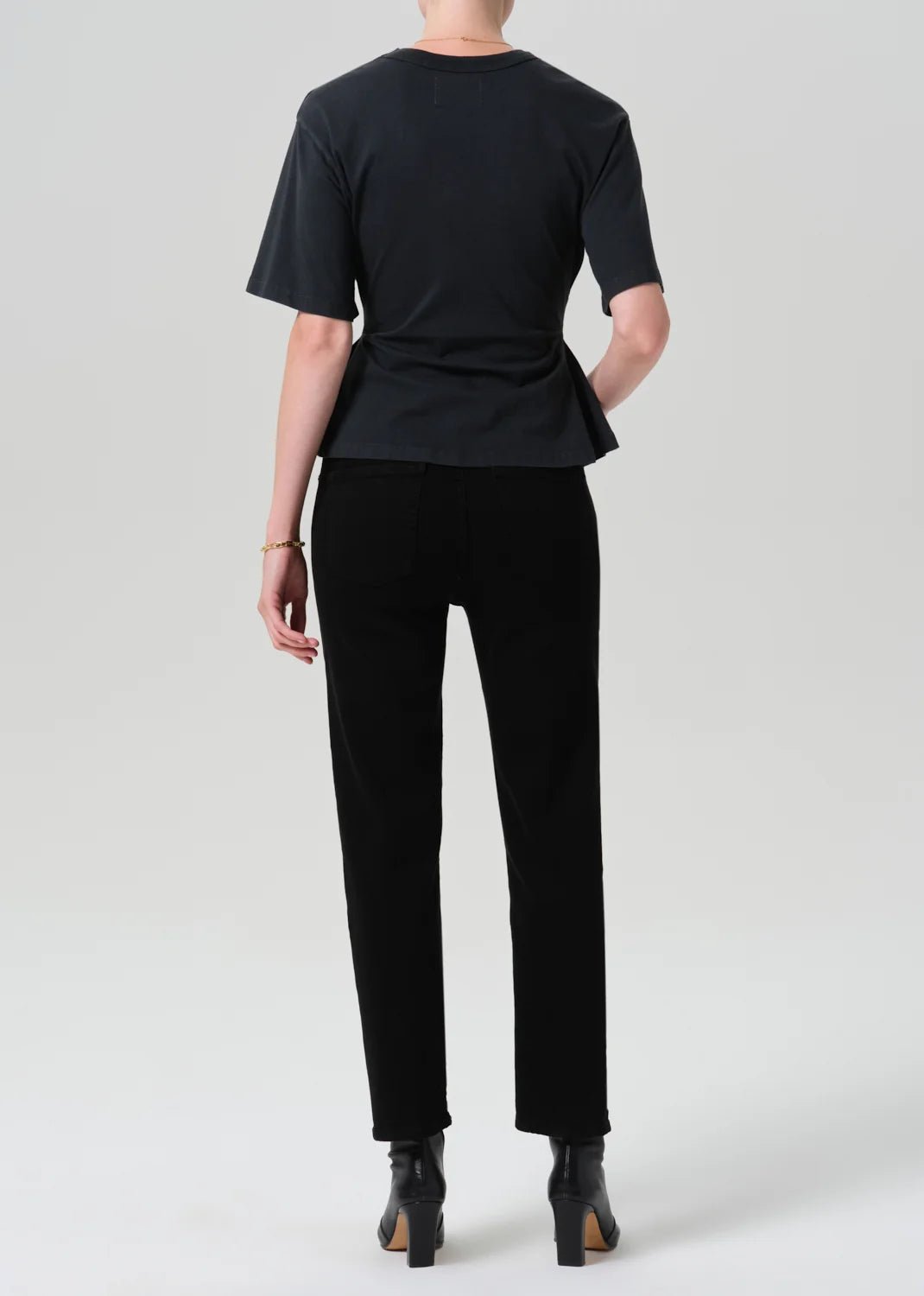 Citizens of Humanity - Plush Black Caia Straight Leg Jean - Kalifornia Jean Bar