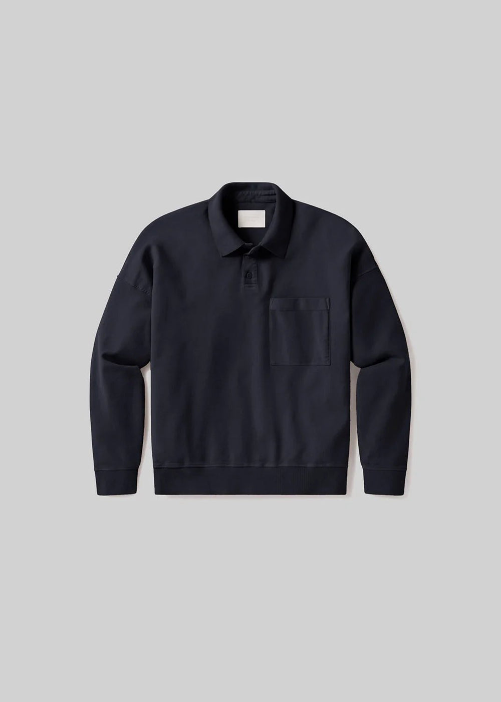 Citizens of Humanity - Rugby Polo Navy French Terry - Kalifornia Jean Bar