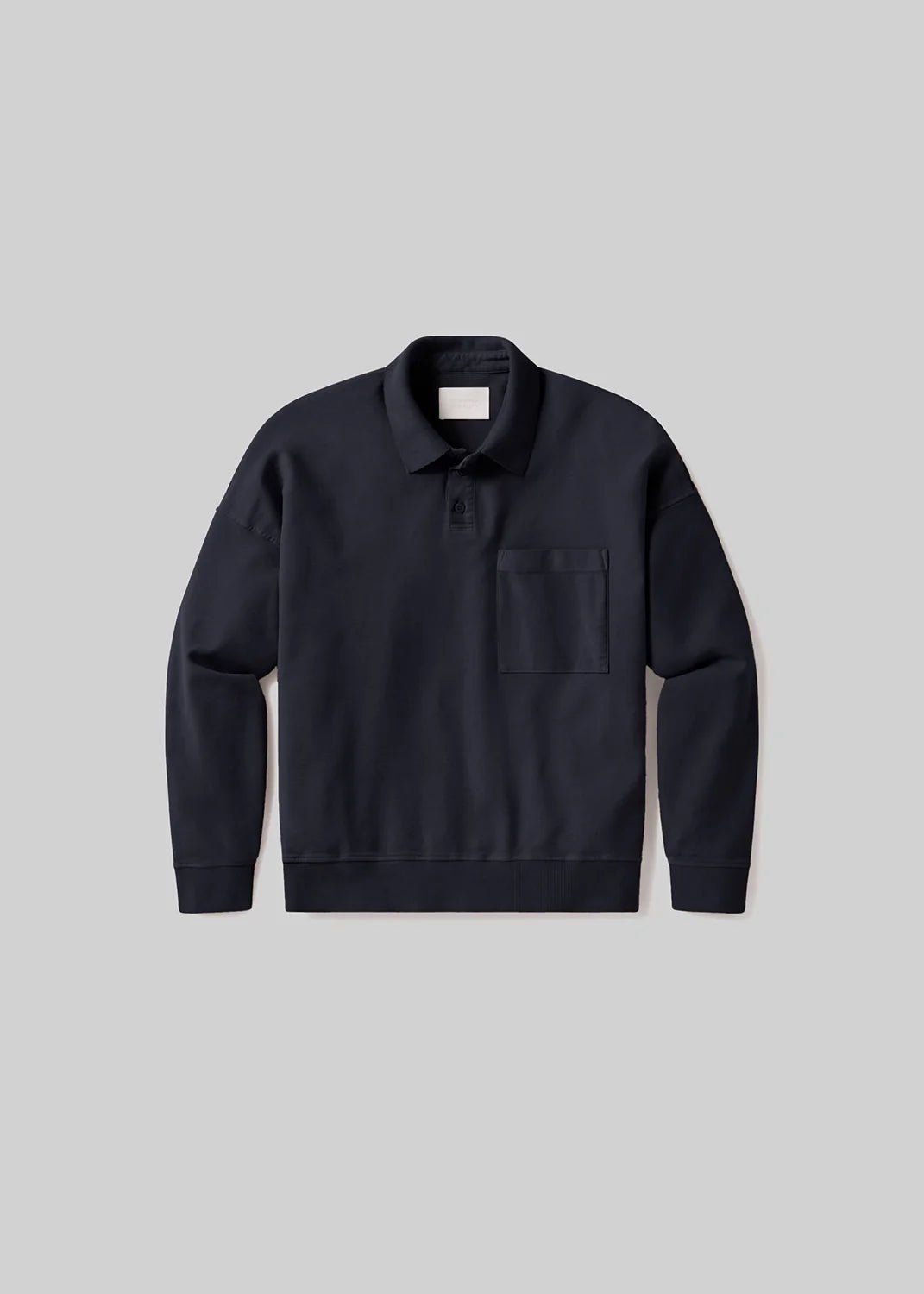 Citizens of Humanity - Rugby Polo Navy French Terry - Kalifornia Jean Bar