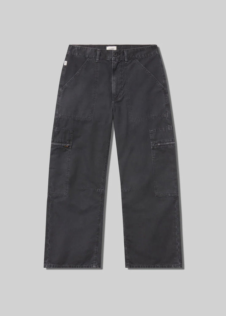 Citizens of Humanity - Washed Black Marcelle Low Slung Cargo - Kalifornia Jean Bar