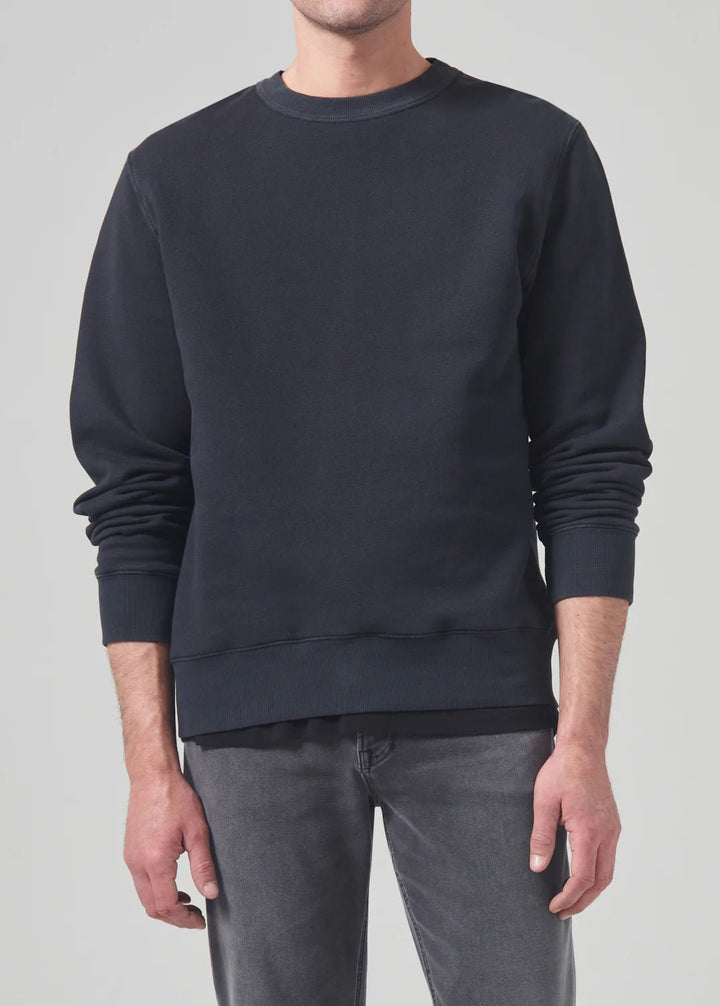Citizens of Humanity - Washed Black Mens Vintage Crewneck - Kalifornia Jean Bar