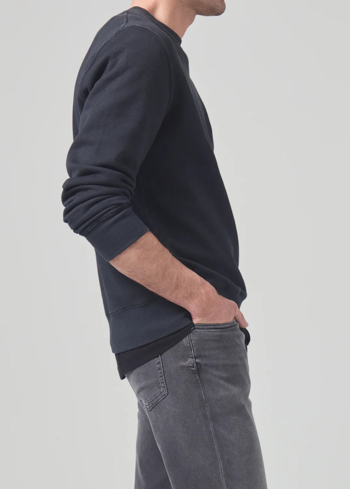 Citizens of Humanity - Washed Black Mens Vintage Crewneck - Kalifornia Jean Bar