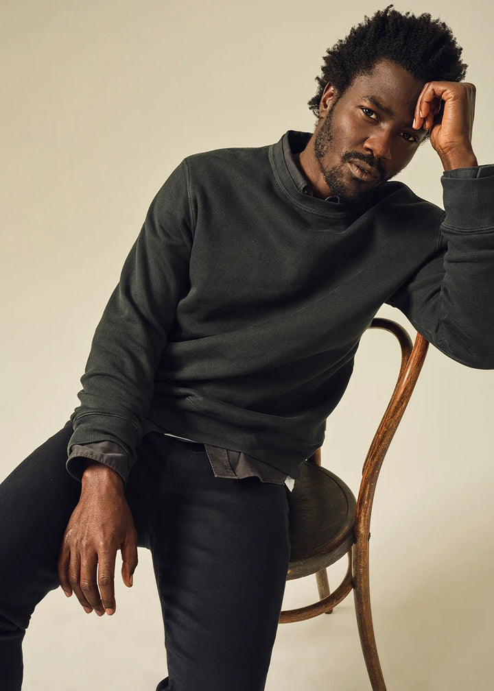 Citizens of Humanity - Washed Black Mens Vintage Crewneck - Kalifornia Jean Bar
