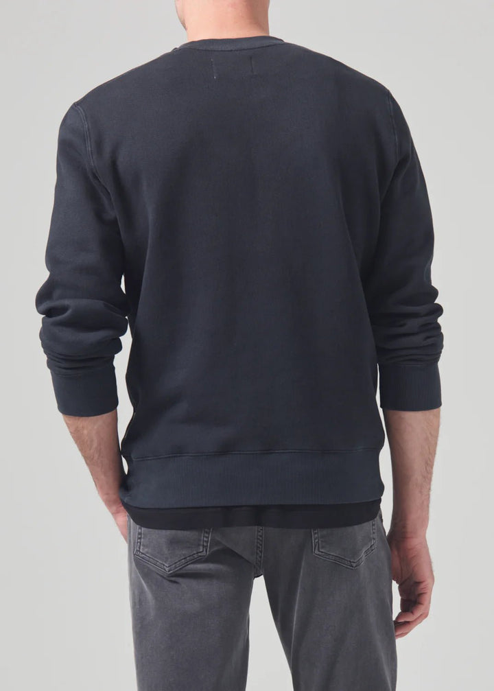 Citizens of Humanity - Washed Black Mens Vintage Crewneck - Kalifornia Jean Bar