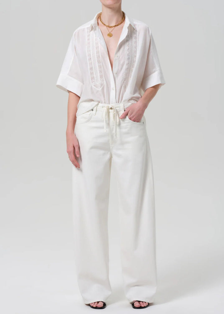 Citizens of Humanity - White Lace Claire Shirt - Kalifornia Jean Bar