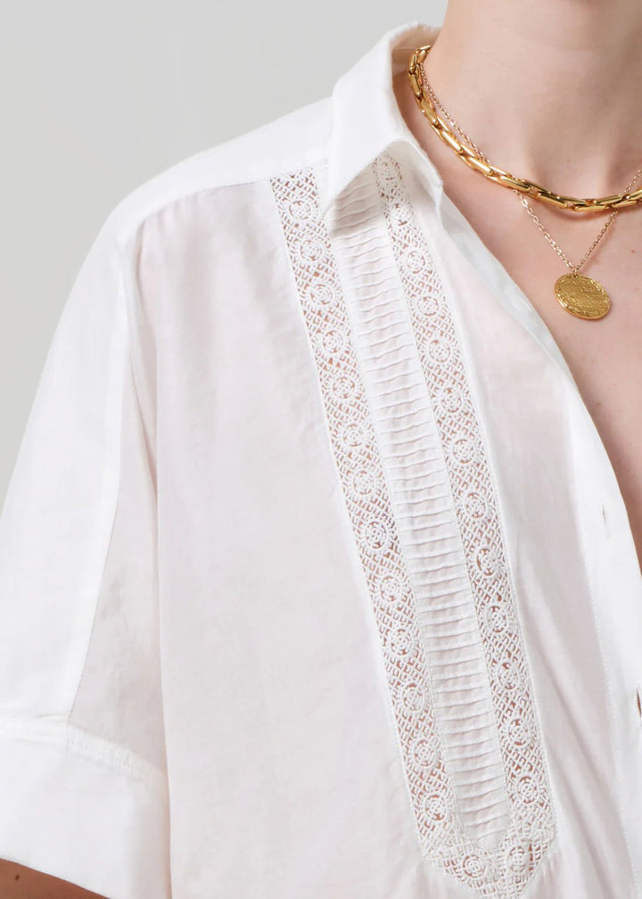 Citizens of Humanity - White Lace Claire Shirt - Kalifornia Jean Bar