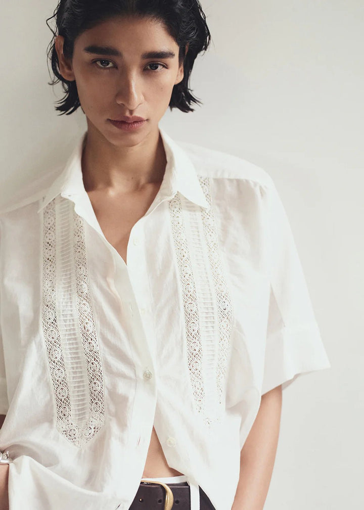 Citizens of Humanity - White Lace Claire Shirt - Kalifornia Jean Bar