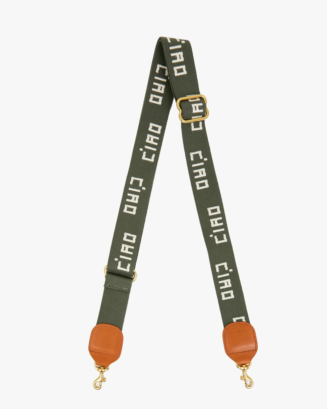 Clare V. - Army & Cream Ciao Crossbody Strap - Kalifornia Jean Bar