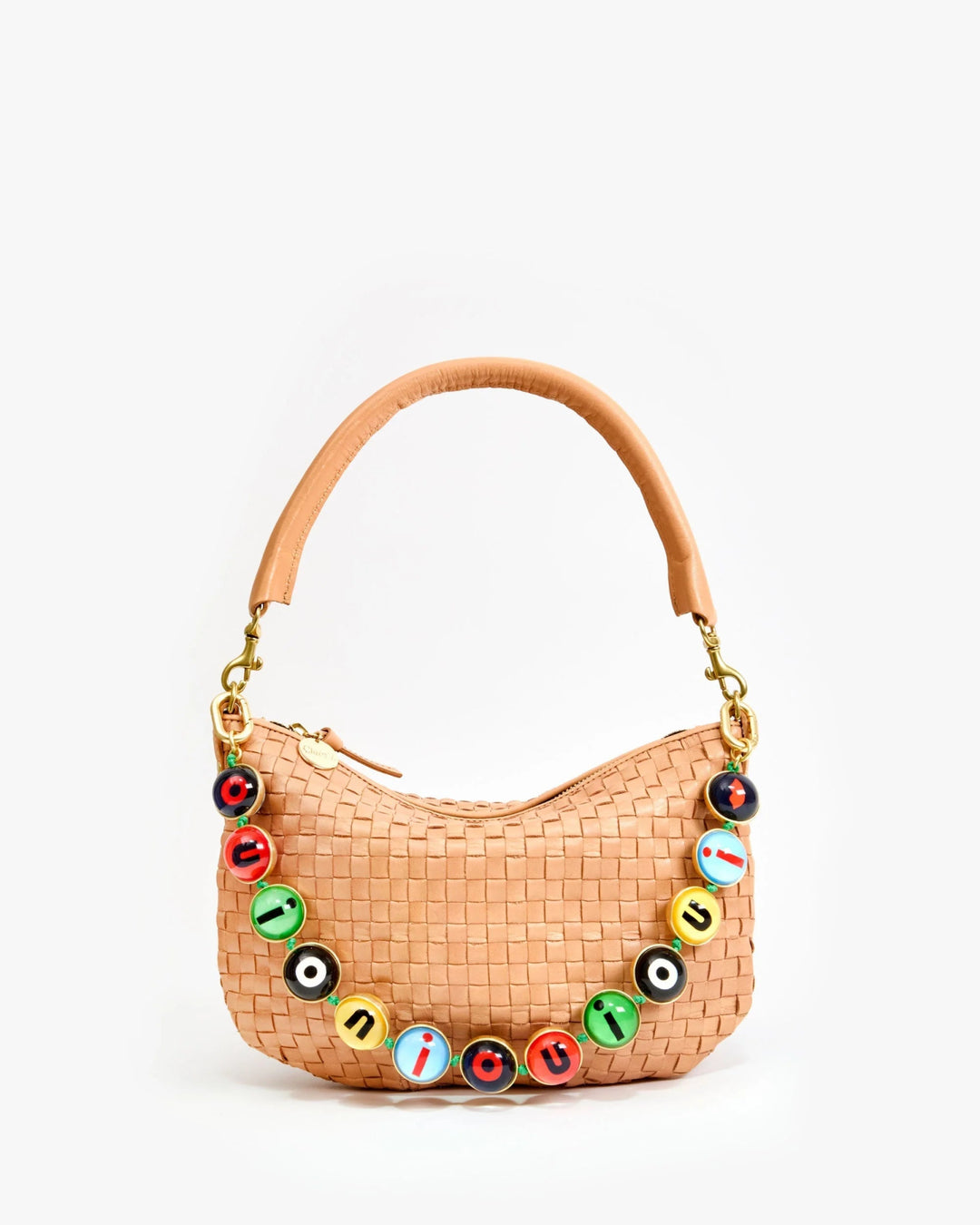 Clare V. - Bisque Petit Moyen Messenger - Kalifornia Jean Bar