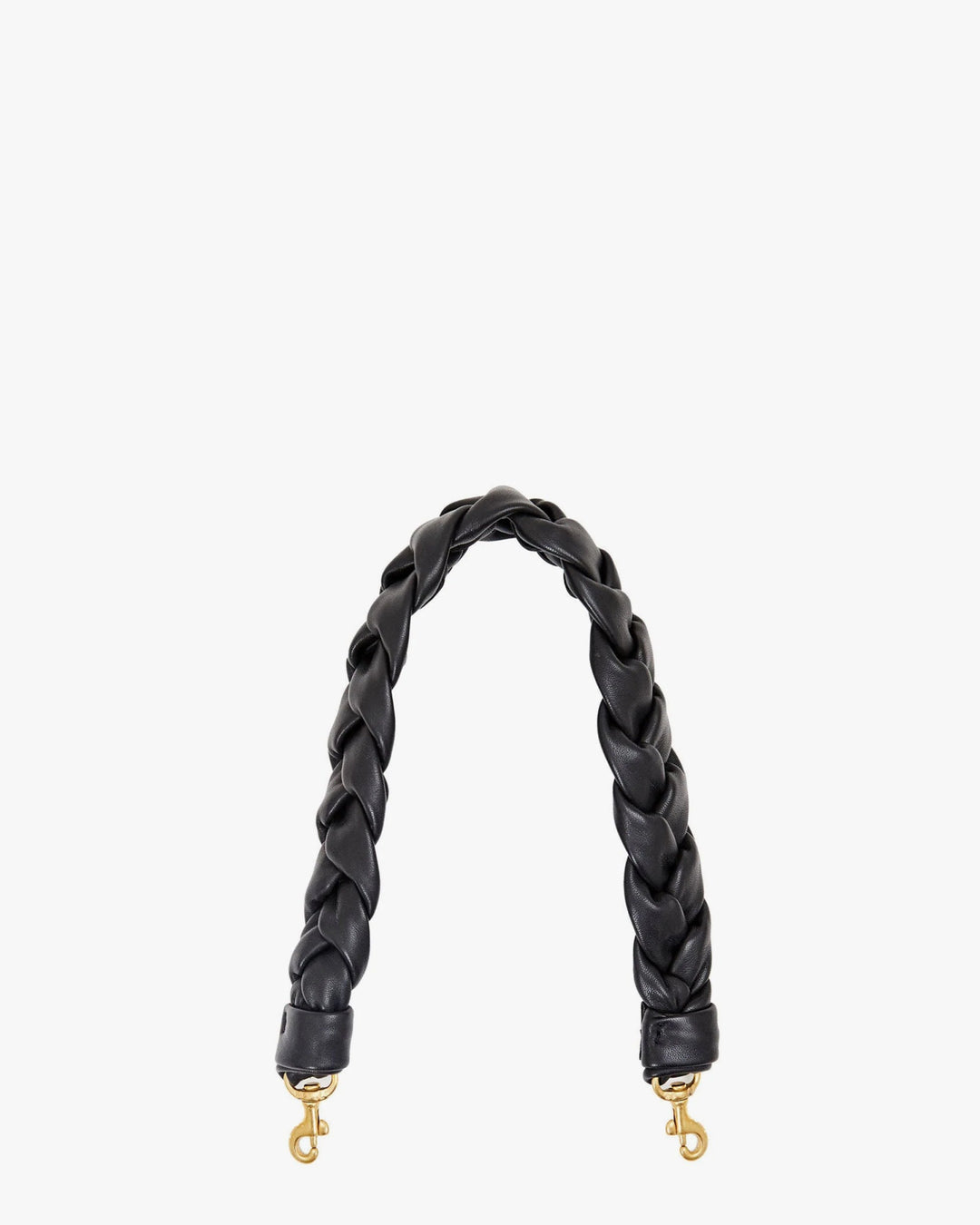 Clare V - Black Braided Nappa Shoulder Strap - Kalifornia Jean Bar