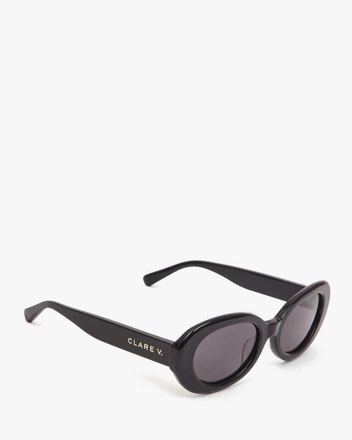 Clare V - Black Julia Sunglasses - Kalifornia Jean Bar