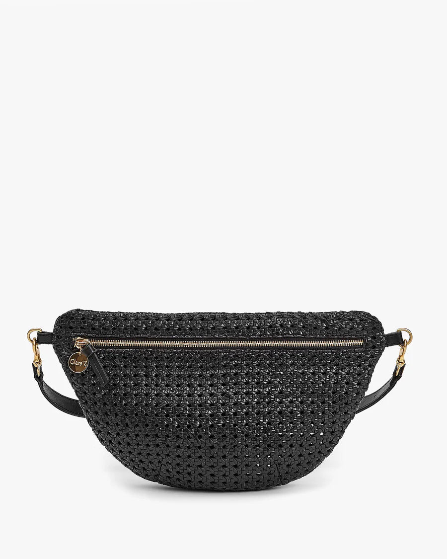 Clare V. - Black Rattan Grande Fanny - Kalifornia Jean Bar