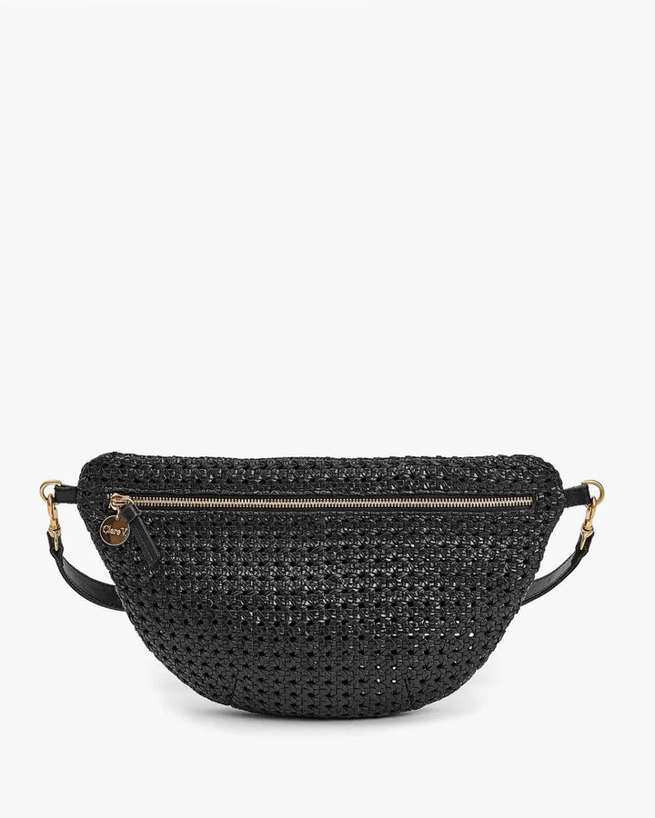 Clare V. - Black Rattan Grande Fanny - Kalifornia Jean Bar Clare V. - Black Rattan Grande Fanny