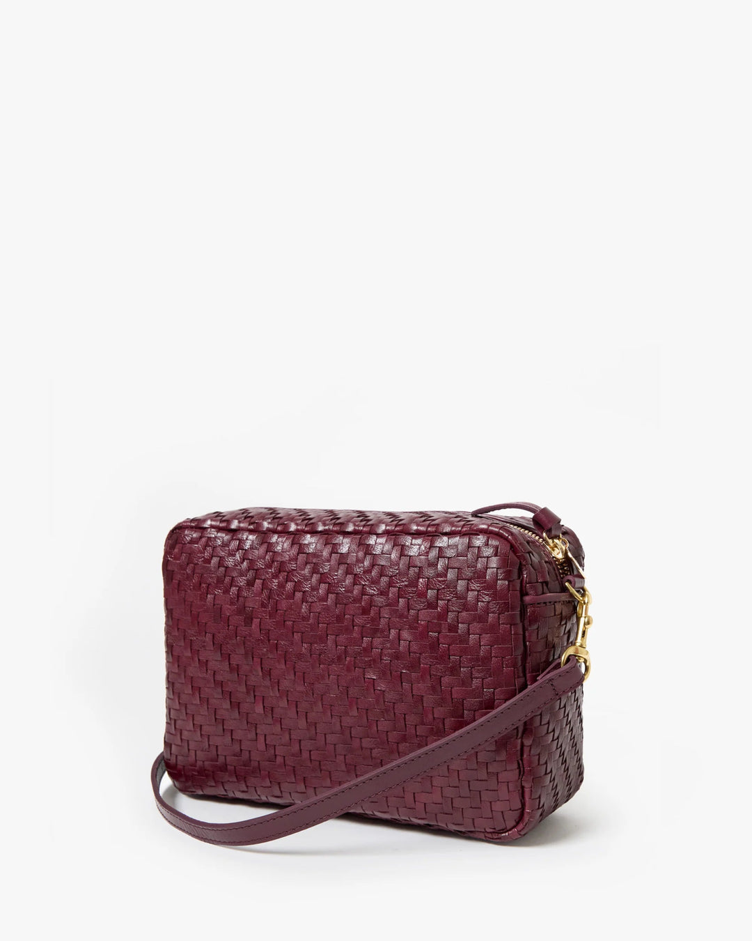 Clare V. - Cassis Marisol Woven Zig Zag Bag - Kalifornia Jean Bar