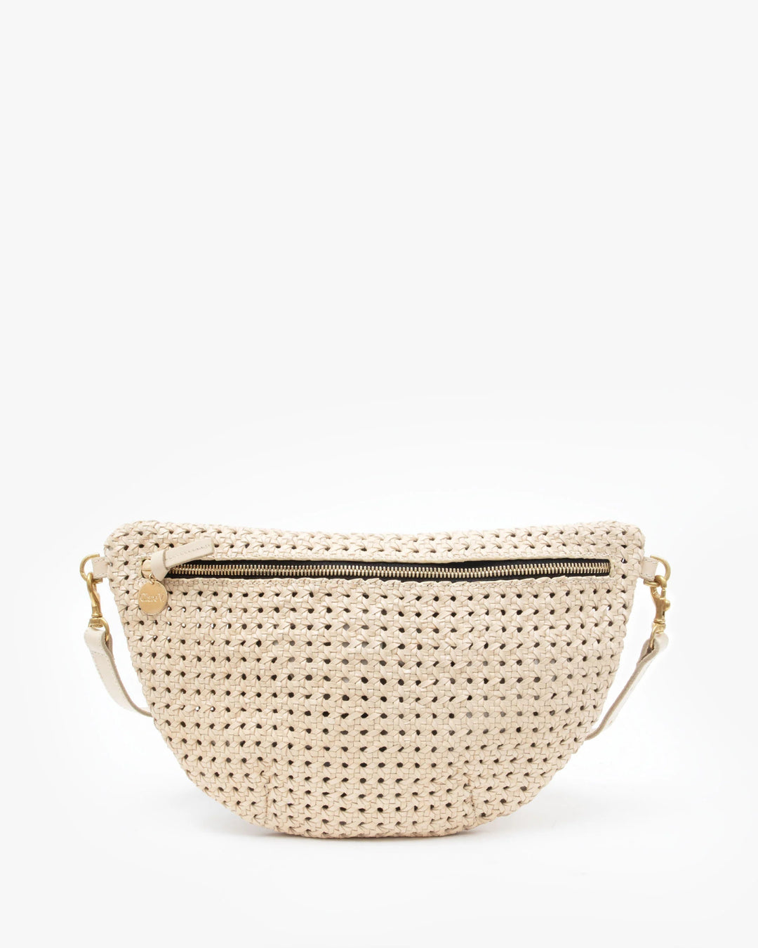 Clare V. - Cream Rattan Grande Fanny Pack - Kalifornia Jean Bar