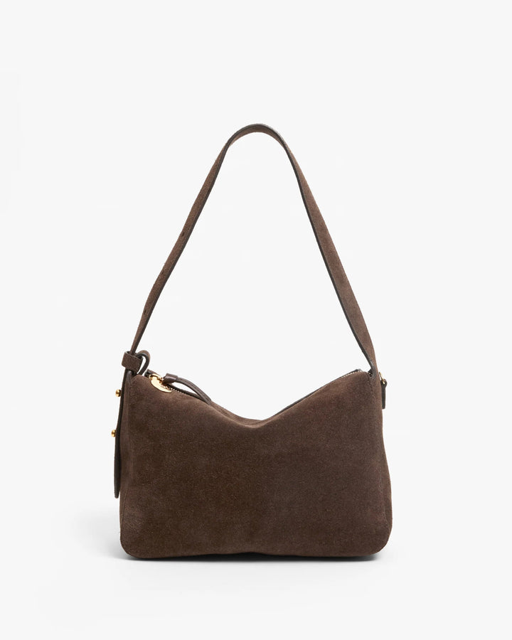 Clare V. - Fleurine Bag Suede Chocolate - Kalifornia Jean Bar
