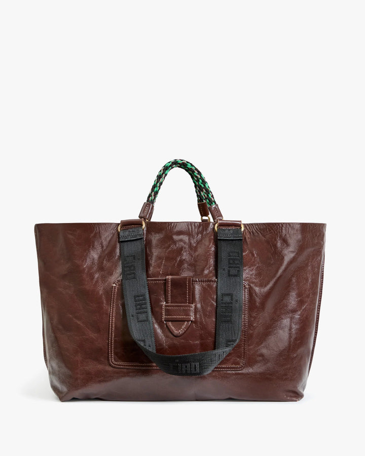 Clare V. - Grande Bateau Tote Bag Mocha Leather - Kalifornia Jean Bar