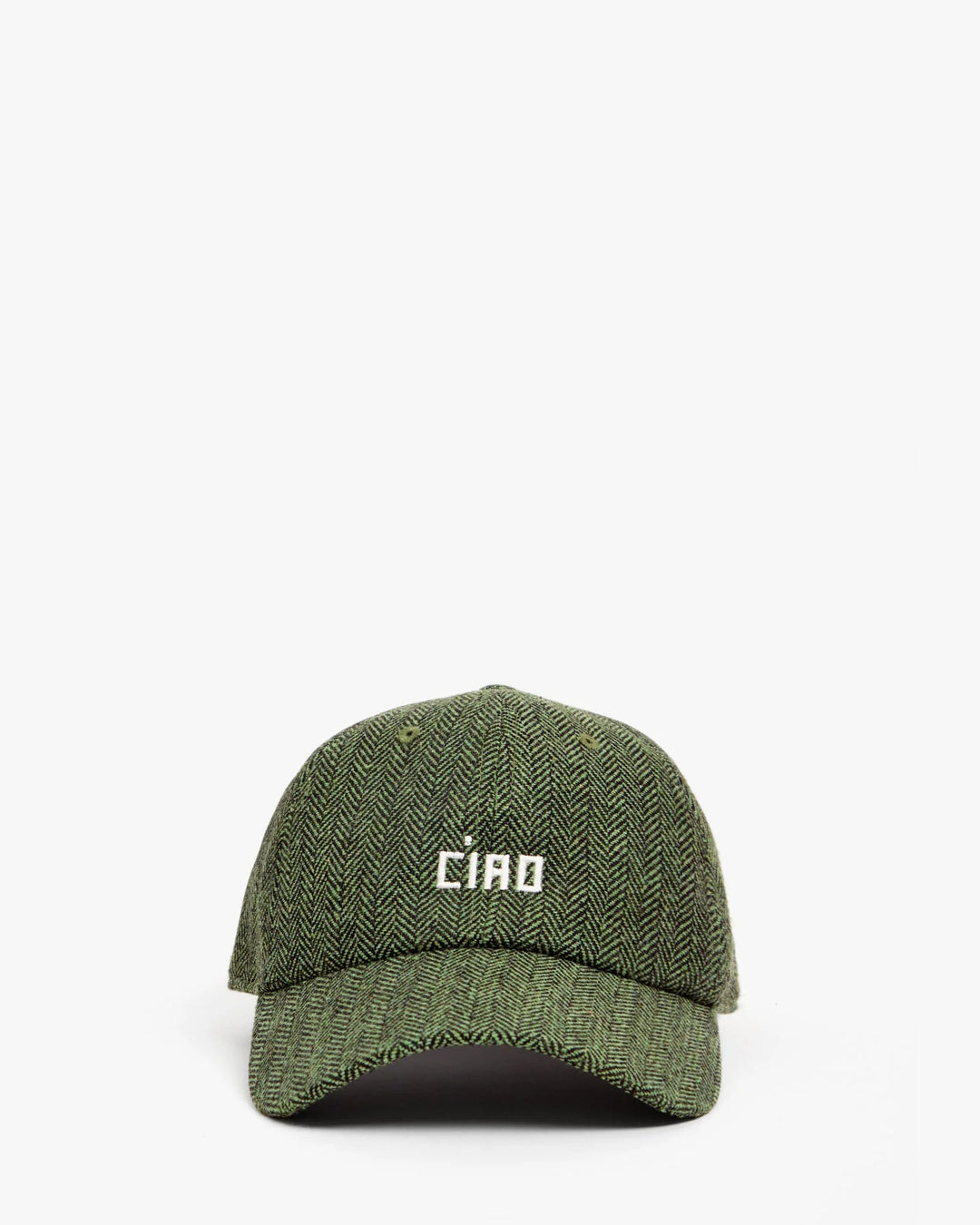 Clare V. - Green/Black Petit Ciao Wool Baseball Cap - Kalifornia Jean Bar