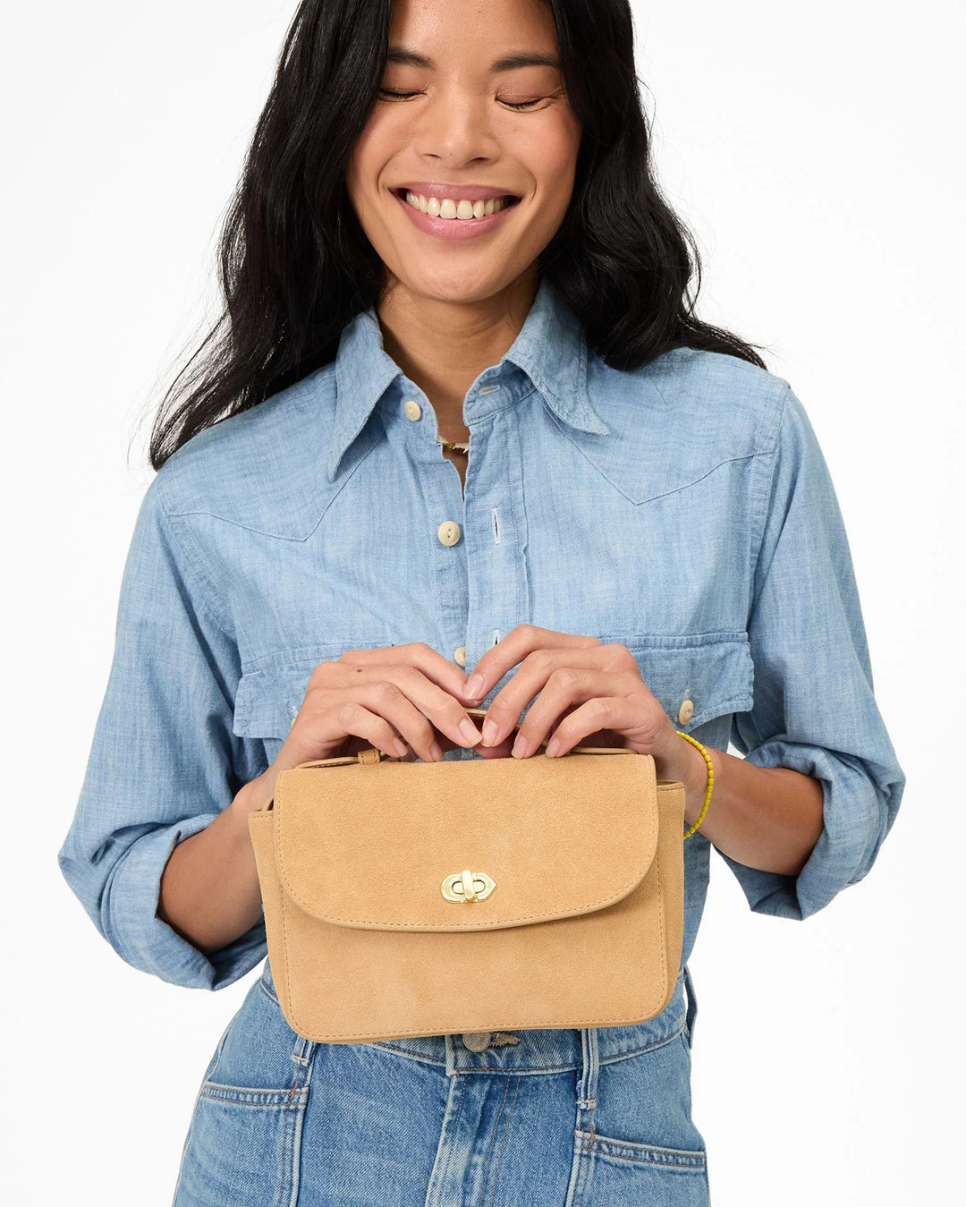 Clare V. - Kathryn Suede in Dune - Kalifornia Jean Bar