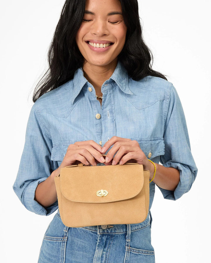 Clare V. - Kathryn Suede in Dune - Kalifornia Jean Bar
