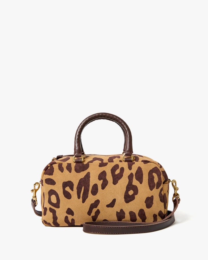 Clare V. - Lark/Brown Pablo Cat Suede Petite Claudine - Kalifornia Jean Bar