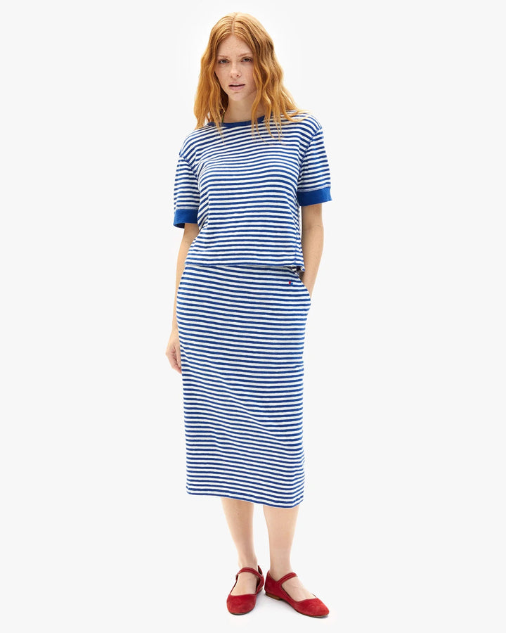 Clare V. - Le Bateau Tee Cobalt & Cream - Kalifornia Jean Bar