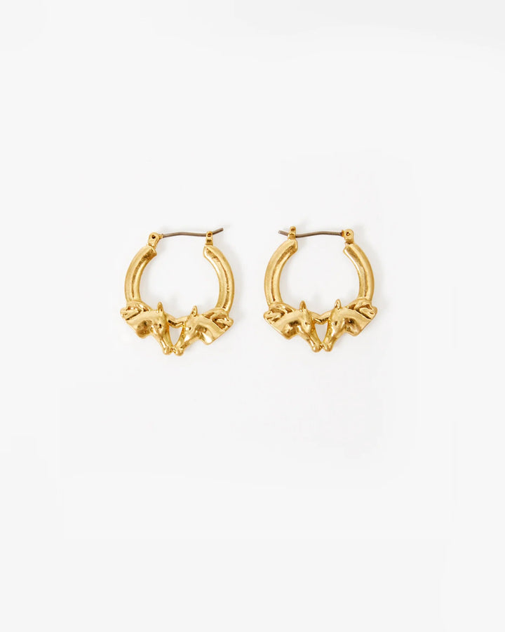 Clare V. - Le Cheval Earrings - Kalifornia Jean Bar