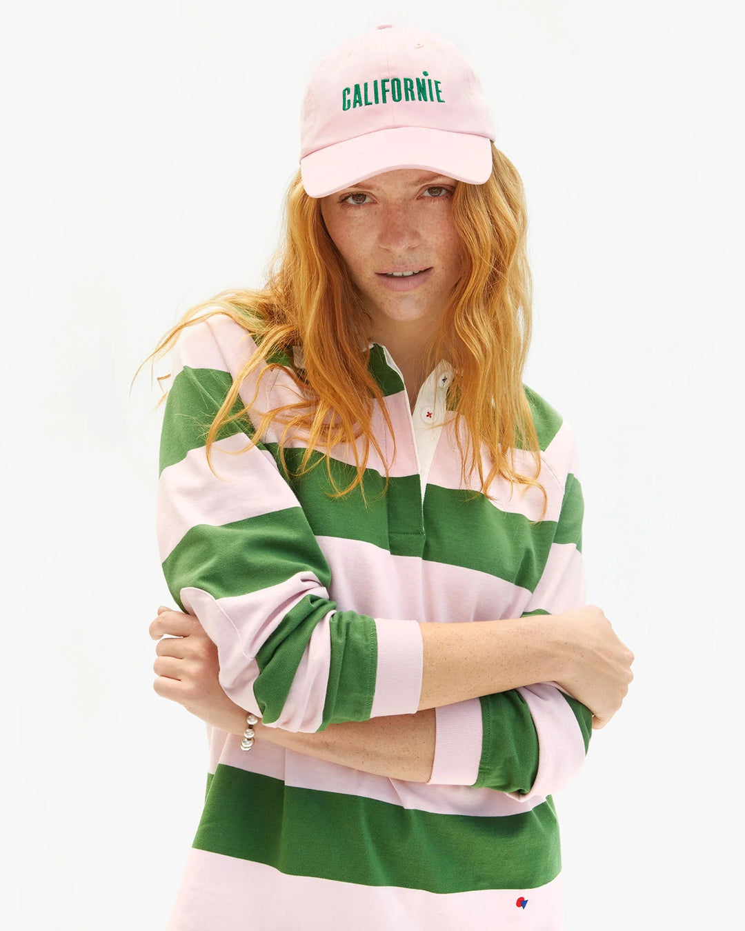 Clare V. - Light Pink Californie Baseball Hat - Kalifornia Jean Bar