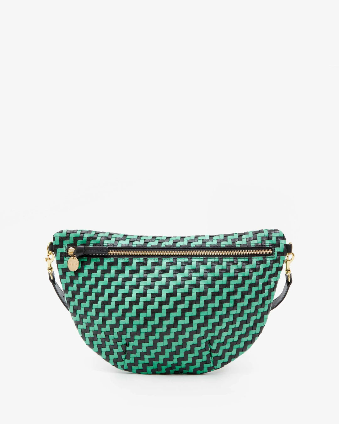 Clare V - Mint/Opal Grande Fanny Woven Zig Zag - Kalifornia Jean Bar