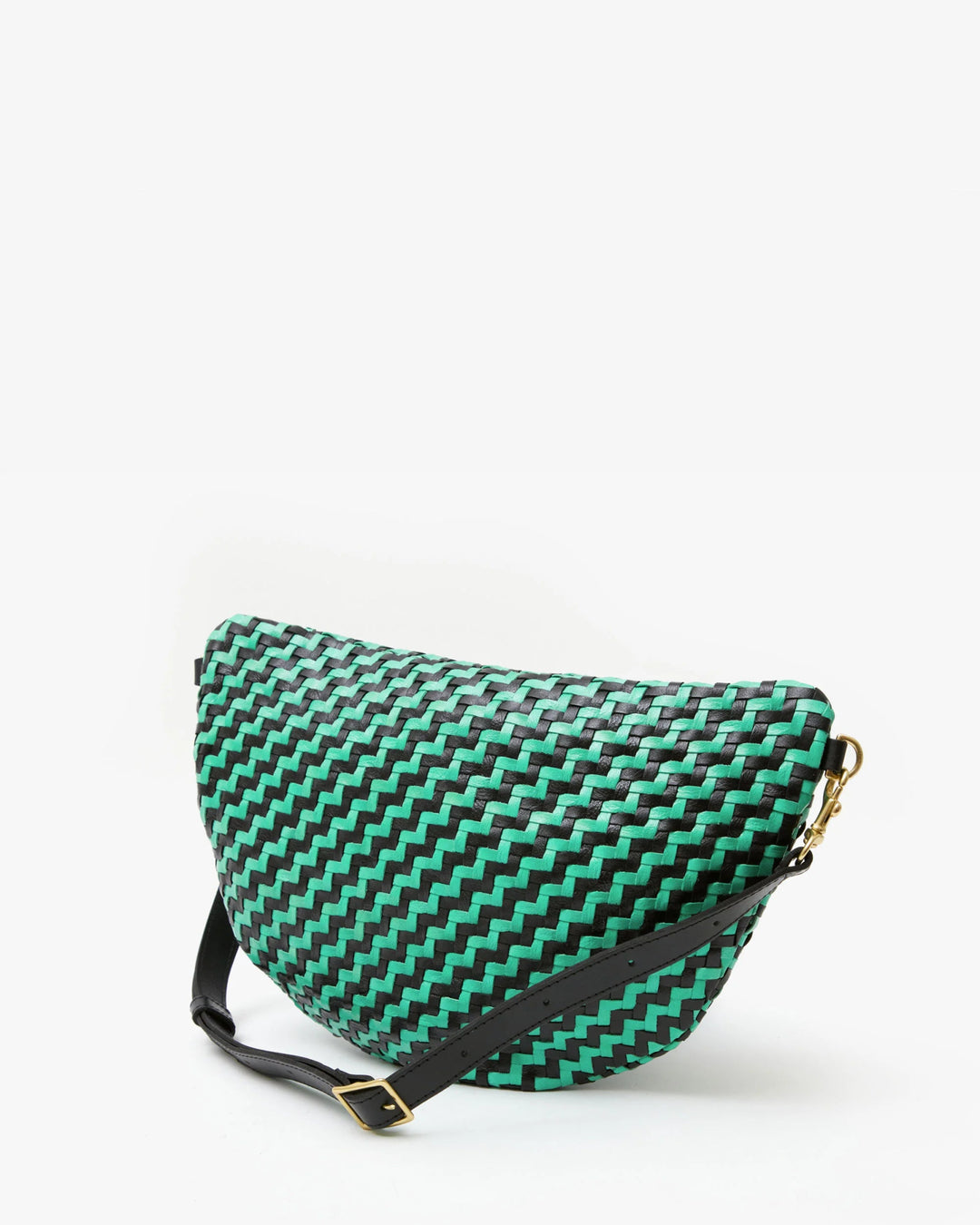 Clare V - Mint/Opal Grande Fanny Woven Zig Zag - Kalifornia Jean Bar