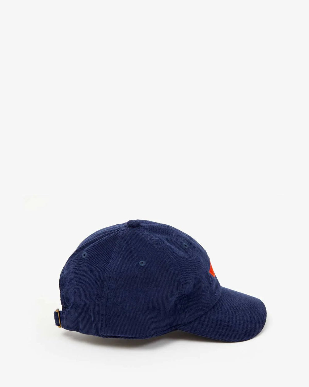 Clare V - Navy Corduroy Baseball Hat Embroidered Poppy Lips - Kalifornia Jean Bar