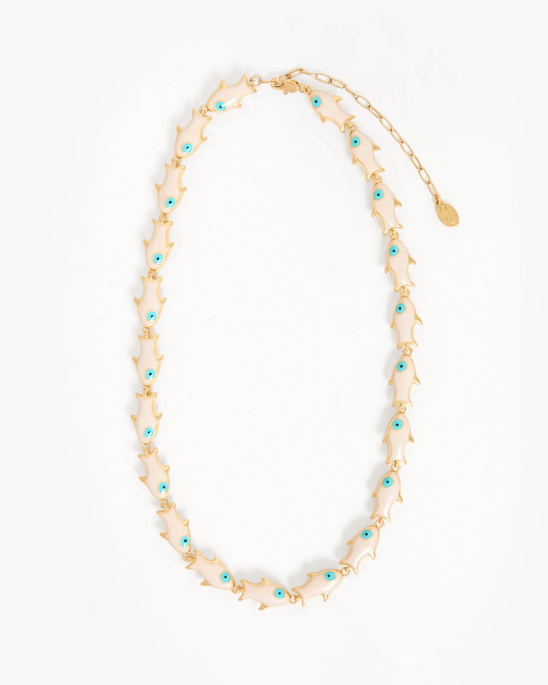 Clare V. - Pearl Sardine Necklace in Cream - Kalifornia Jean Bar