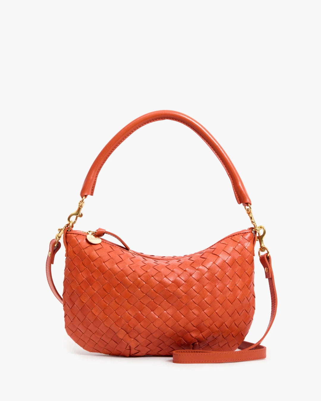Clare V. - Petit Moyen Messenger Woven in Saltillo - Kalifornia Jean Bar