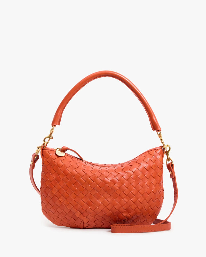 Clare V. - Petit Moyen Messenger Woven in Saltillo - Kalifornia Jean Bar