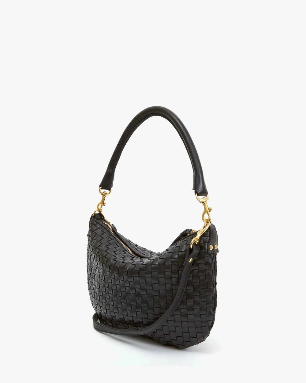 Clare V. - Petite Fanny Woven in Black - Kalifornia Jean Bar