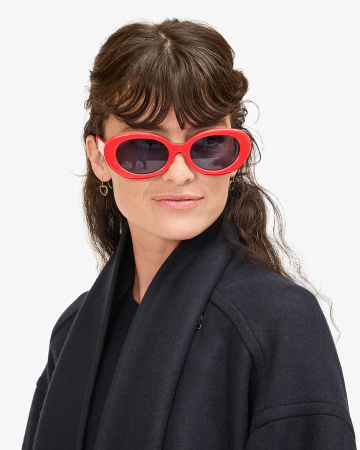 Clare V - Red Julia Sunglasses - Kalifornia Jean Bar