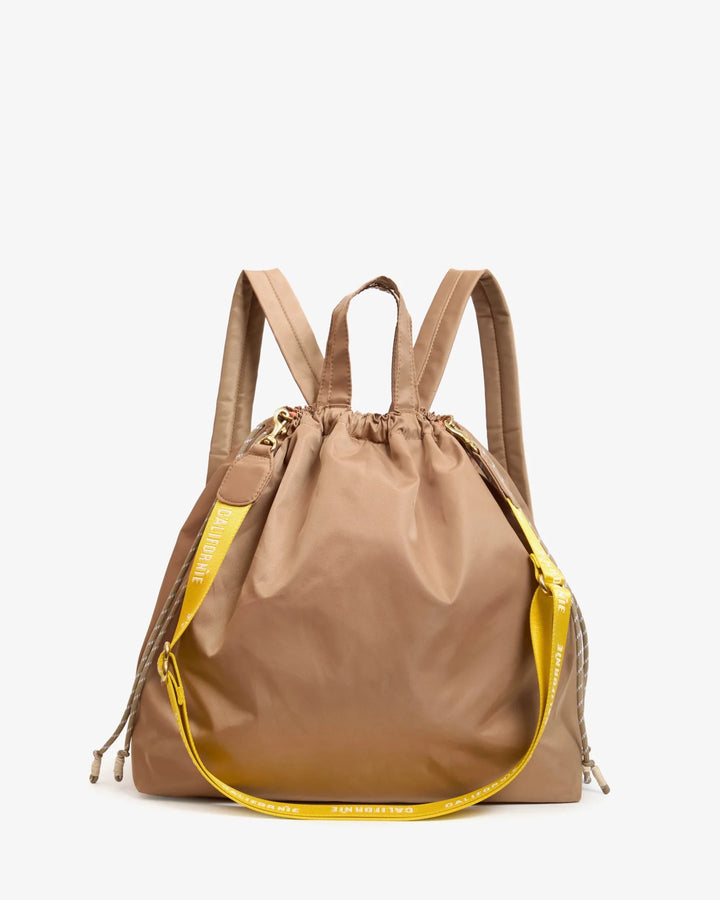 Clare V. - Sac Tout Back Pack in Latte - Kalifornia Jean Bar