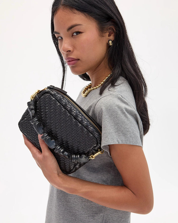 Clare V. - Top Handle Strap Black Knights - Kalifornia Jean Bar