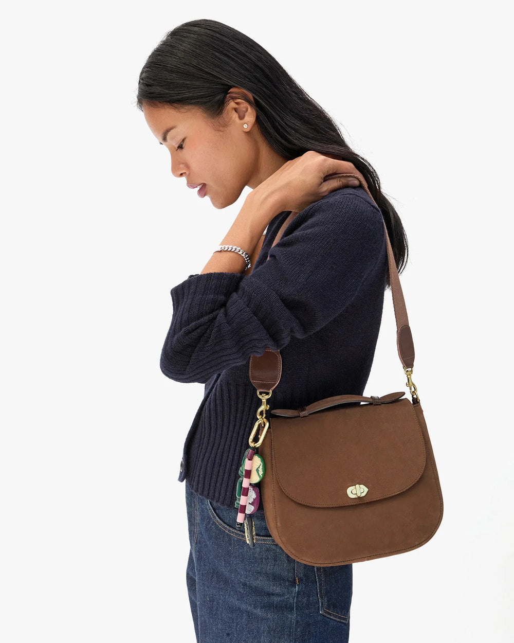 Clare V. - Turnlock Louis Choco Bar - Kalifornia Jean Bar