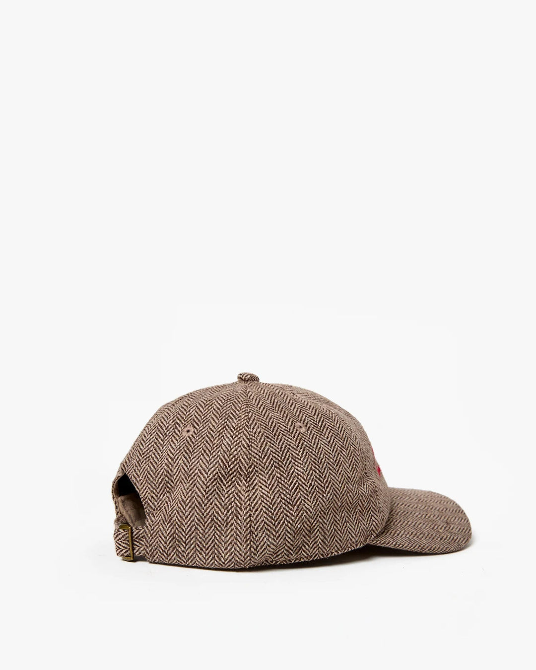 Clare V. - Wool Ciao Embroidered Baseball Hat Taupe - Kalifornia Jean Bar