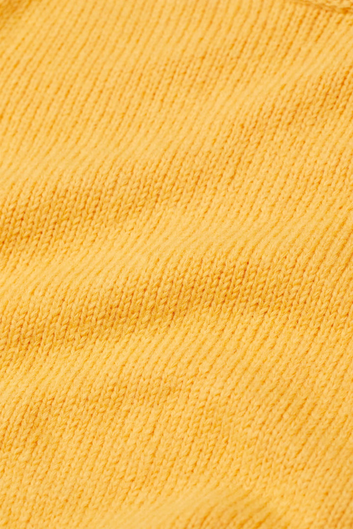 Closed - Irish Orange Alpaca Mixed Jumper Cropped Crew - Kalifornia Jean Bar Closed - Irish Orange Alpaca Mixed Jumper Cropped Crew Women's Knit Sweater